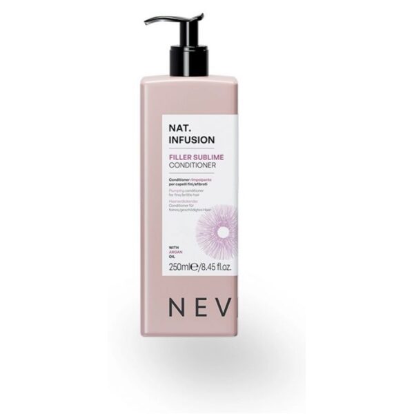 Кондиціонер для об'єму волосся з аргановою олією, ши, екстрактами камелії, мирти Nevitaly Filler Sublime Replumping Conditioner 250ml