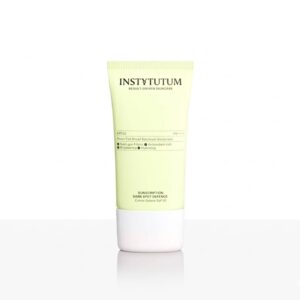 Сонцезахисний крем проти пігментних плям 3-в-1 для УФ-захисту, освітлення та догляду за шкірою з пептидами какао, вітаміном Е Instytutum Sunscription SPF50 NEW 50ml