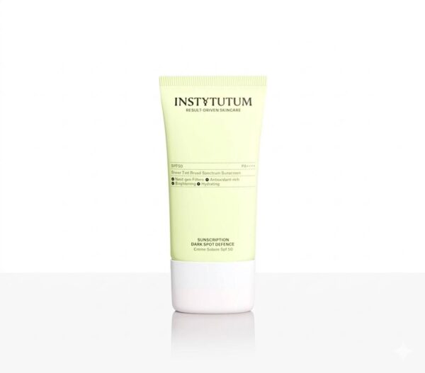 Сонцезахисний крем проти пігментних плям 3-в-1 для УФ-захисту, освітлення та догляду за шкірою з пептидами какао, вітаміном Е Instytutum Sunscription SPF50 NEW 50ml