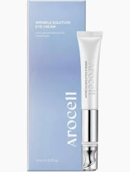Крем для шкіри навколо очей з ботулінічним поліпептидом, кофеїном та гальванічним підсилювачем- аплікатором Arocell Wrinkle Solution Eye Cream 15ml
