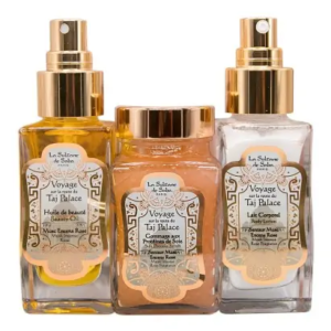 Набір догляду за тілом Тадж Палас (олія 50мл, масло каріте 50мл, скраб 100мл) La Sultane De Saba Trousse Voyage Taj Palace Gift Set
