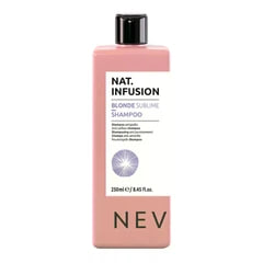 Шампунь для фіксації кольору з вітаміном Е, пантенолом, олією черешні, виноградної кісточки, екстрактом чорного чаю Nevitaly Color Sublime Shampoo 250ml