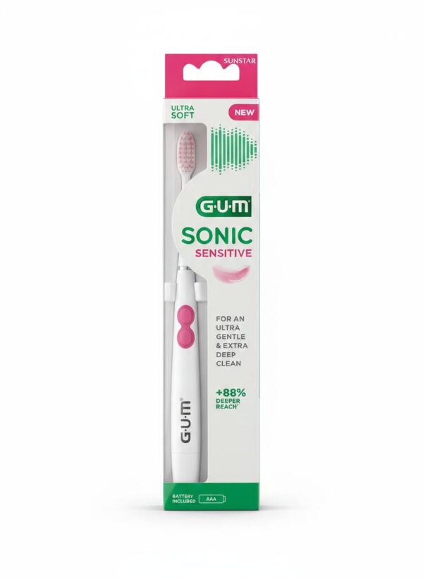 Зубна щітка ультраніжна щетина GUM Sonic Sensitive Ultra Soft