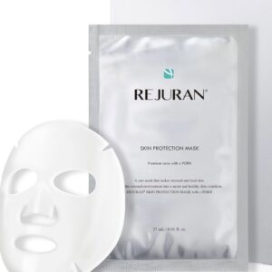 Заспокійлива відновлювальна тканинна маска для обличчя з полінуклеотидами і пантенолом, екстрактами ромашки, шавлії REJURAN Skin Protection Mask 27ml