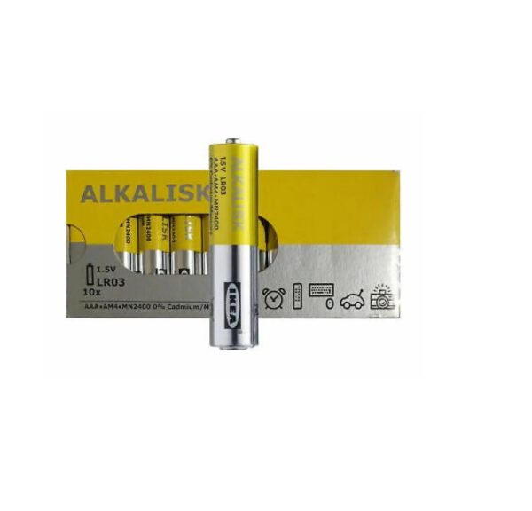 Батарейки IKEA ALKALISK AAA 1,5V 802,405,05  10 шт