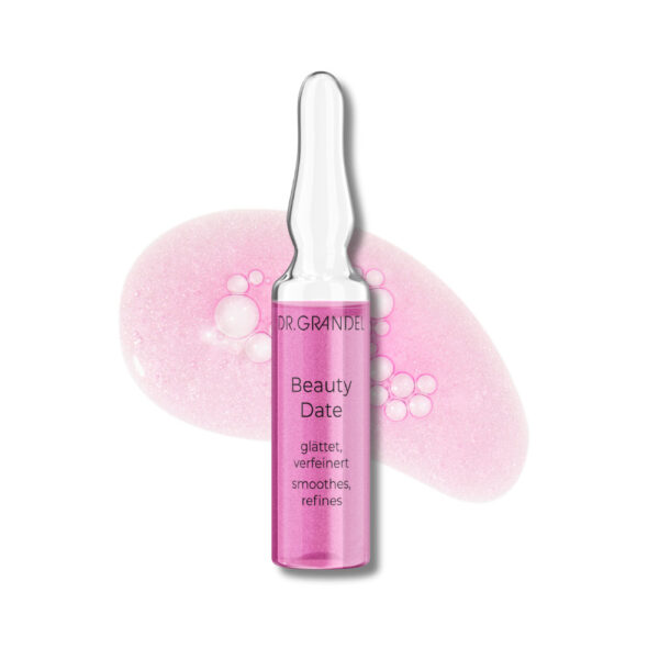 Ампула для сяючого кольору обличчя з гексапептидом, екстрактом квітки альпійського глобусу Dr. Grandel Beauty Date Special 3ml