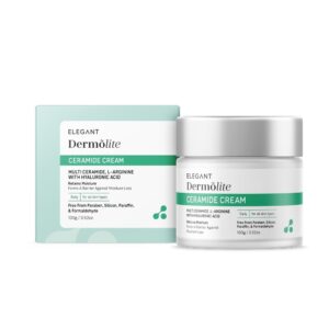 Зволожувальний керамід крем з мультикерамідами (EOS, NG, NP, AP), L-аргініном, гіалуроновою кислотою Elegant Dermolite Ceramide Cream 100g