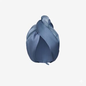 Шовковий тюрбан для вологого волосся – рушник для волосся з шовку Mulberry та мікрофібри Molodo– Смарагдовий