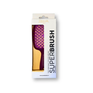Щітка для волосся JANEKE SUPERBRUSH рубінова з фіолетовим