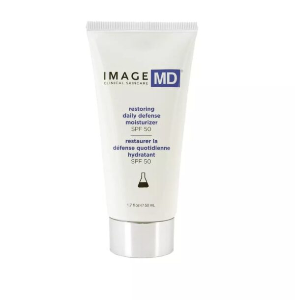 Денний захисний крем з екст. стовбурових клітин рослин, оксидом цинку Image Skincare MD Restoring Daily Defense Moisturizer SPF 50 57 g