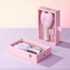 Подарунковий набір розчісок матово-рожевий Tangle Angel 2.0  Keyring Detangling Gift Set Matt Pink 166321