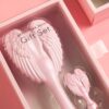 Подарунковий набір розчісок матово-рожевий Tangle Angel 2.0  Keyring Detangling Gift Set Matt Pink 166322
