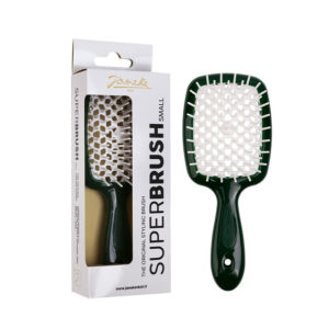 Щітка для волосся JANEKE SUPERBRUSH SMALL смарагдова з білим