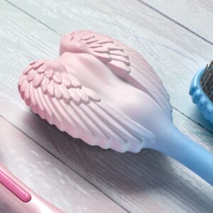 Щітка для волосся ніжно-рожева / блакитна Tangle Angel 2.0 Ombre Rose Pink / Serenity Blue