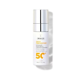 Посилений мінеральний зволожуючий крем з оксидом цинку, вітаміном С Image Skincare Daily Prevention Advanced Smartblend Mineral Moisturizer SPF 50+48g
