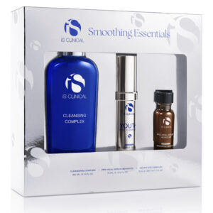 Набір для відновлення та омолодження шкіри IS CLINICAL Smoothing Essentials Holiday Kit
