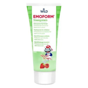 Зубна паста для дітей 6-12 років з фтором 1000 ppm та ягідним смаком Dr.Wild Emoform Youngstars 75ml