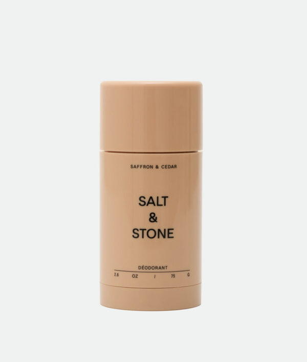 Натуральний дезодорант з ароматом шафрану та кедру (Формула 1) SALT STONE Natural Deodorant Saffron Cedar 75g