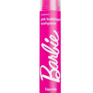 Зубна паста зі смаком жуйки Hismile Barbie Pink Bubblegum Toothpaste 60g