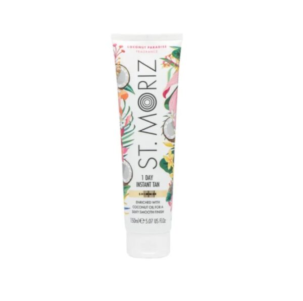 Бронзатор з легким ефектом засмаги St Moriz Shimmer 1 Day Tan Coconut Paradise 150 ml