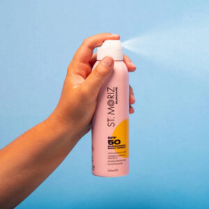 Сонцезахисний спрей для тіла з вітаміном Е та гліцерином St. Moriz Suncare SPF 50 Body Spray 200ml