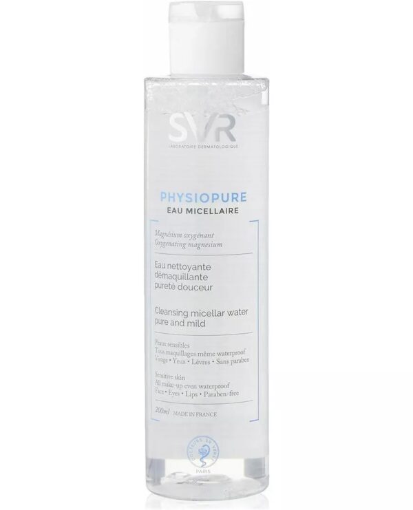 Очищувальна міцелярна вода для всіх типів шкіри SVR Physiopure Eau Micellaire 200ml